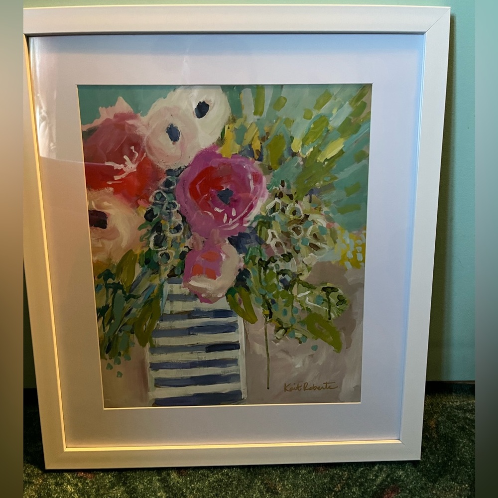 Flower wall decor